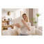Causeuse courbée sans os avec 3 coussins, tissu chenille et mousse compressée-2135714057