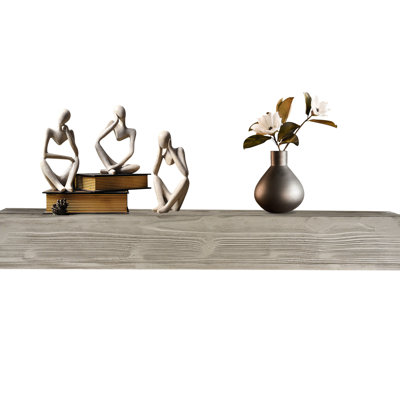 Solid Wood Fireplace 72" - Rustic Home Ornament Shelf Decor Wall Mount