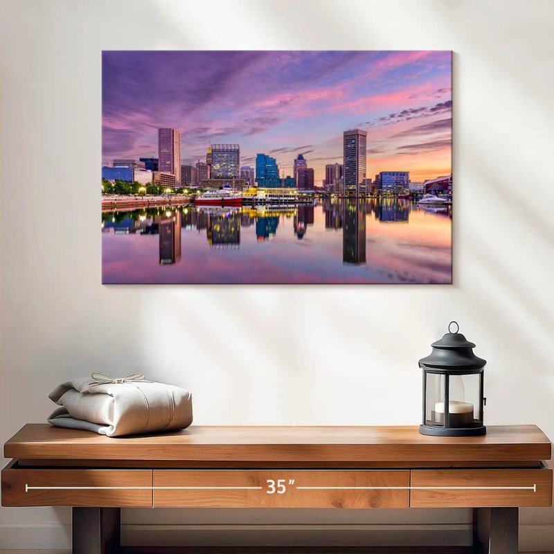 Kavia Baltimore Skyline, H 16 po x l 24 po