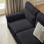 82" Modern Compressed Snowfleece Fabric 3-Seater Sofa-107301171