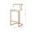 Alphonse Upholstered Counter Stool with Iron Frame