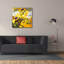 «Yellow Action August» par Shirley Novak, art mural sur toile-1362058719