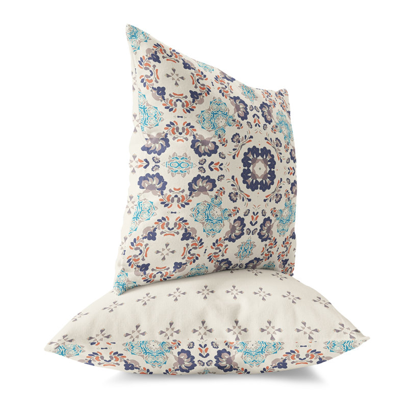 Housse de coussin décoratif en polyester, 20 po x 20 po, Beige