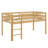 Wood Low Loft Bed With Ladder