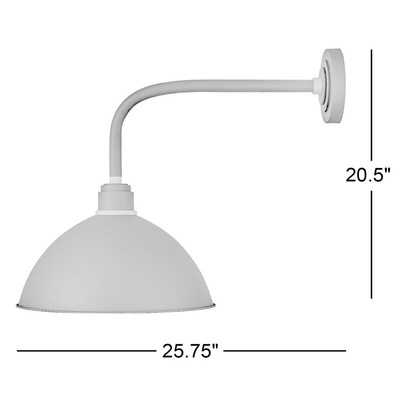 Foundry Wall Mount Outdoor Barn Light, Black, 20.5" H x 16" W x 25.75" D