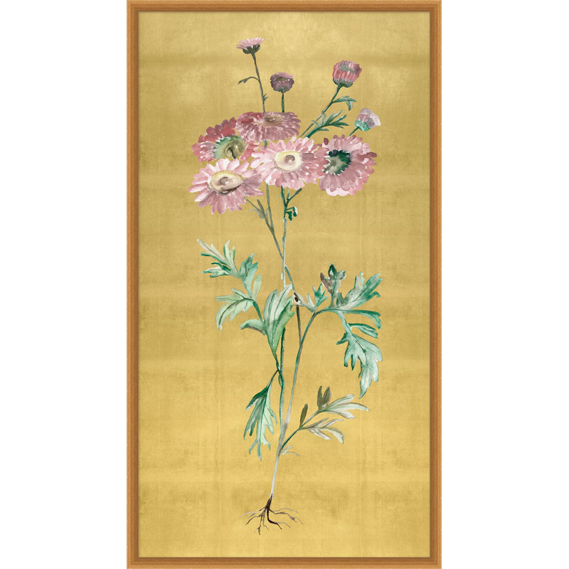 Golden Stem 3 Print by Lillian August