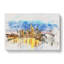 Reflections Of The Frankfurt Skyline - Wrapped Canvas-56660807