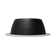 6 In. Black Recessed Baffle Trim With 1/2 In. White Trim Ring