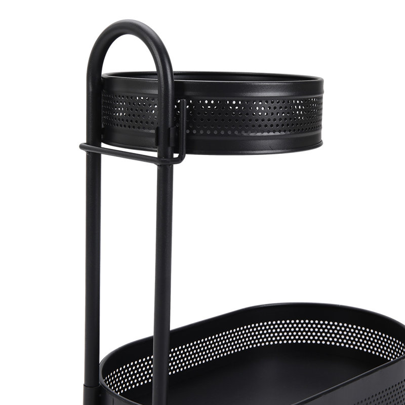 Rucki Freestanding Spice Rack, Black