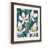 Papier, cadre noyer