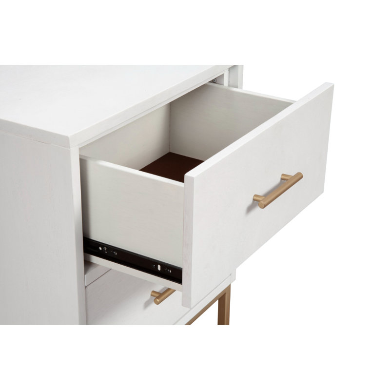 Marino 20'' W Nightstand, White
