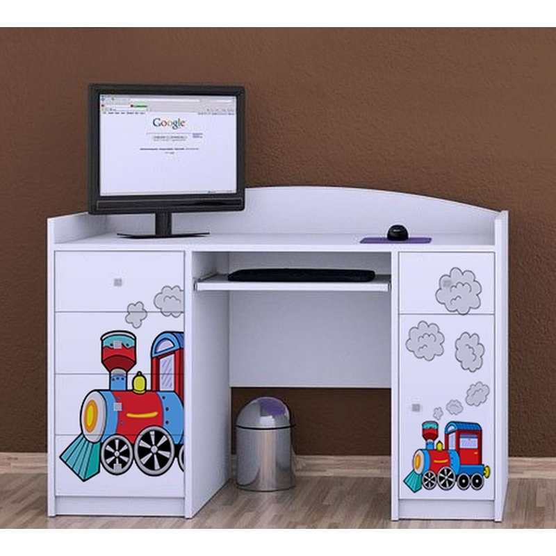 Sela 125cm Computer Desk, White