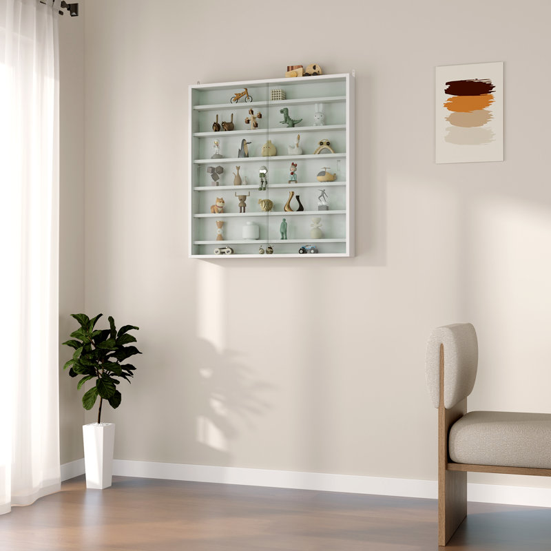 Glass 80 cm W Display Cabinet