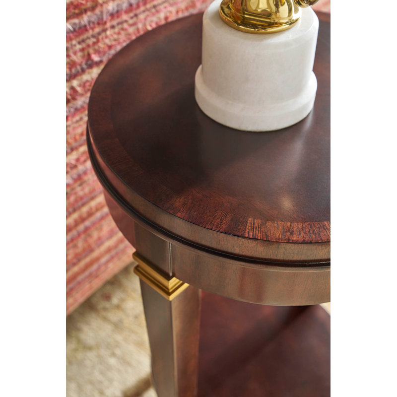 Walker Drink Table, Brown