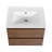 Wall-Mounted Bathroom Vanity With Ceramic Sink