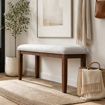 Banc rembourré pour chambre à coucher
