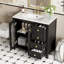 Meuble-lavabo simple 36 po avec lavabo en céramique, armoire à fermeture en douceur et tiroirs 36 po-617129174