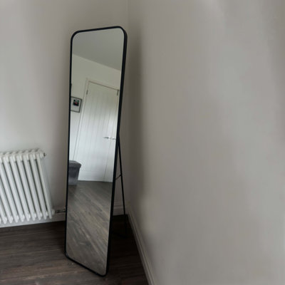 Allen Metal Free Standing  Mirror,