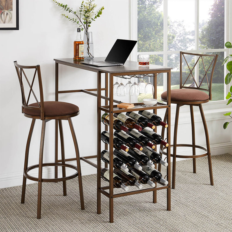 Karuna 2 - Person Double Pedestal Dining Set