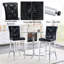 Dining Table Sets(must Include Both Table And Chair), Glass Metal Modern Kitchen Set