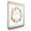 Floral Scripture Wreath I - cadre photo, impression d'art textuel sur papier-149421066-149421065