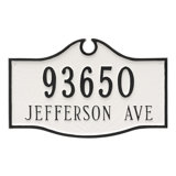 Colonial 2-Line Wall Address Plaque