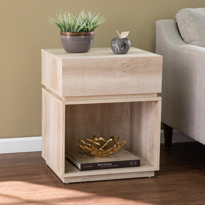 Table d'appoint avec station de charge