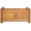 Lit surélevé pour jardin vidaXL, platebande surélevée en bois pour fleurs et plantes, pot à fleurs en bois d'acacia massif, pour l'extérieur et l'intérieur, brun-430868119