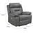 Hornbeck 40" Modern & Contemporary Top Grain Leather Match Power Reclining Chair with One-Touch Power Control & USB Charging-1477392222