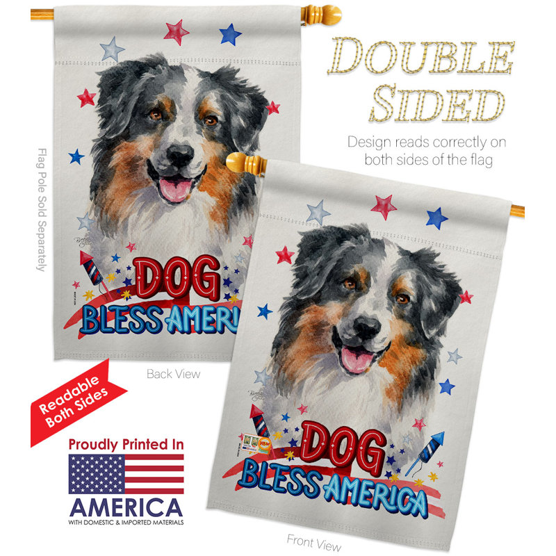 Drapeau de jardin Patriotic, H 40 po x l 28 po
