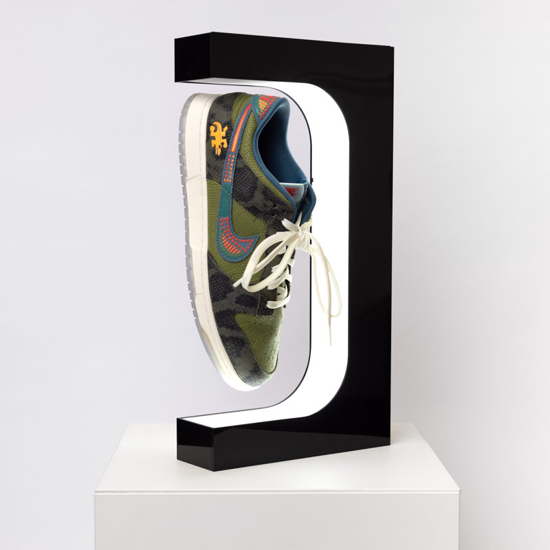 Floating Shoe Display LED Lamp, Black