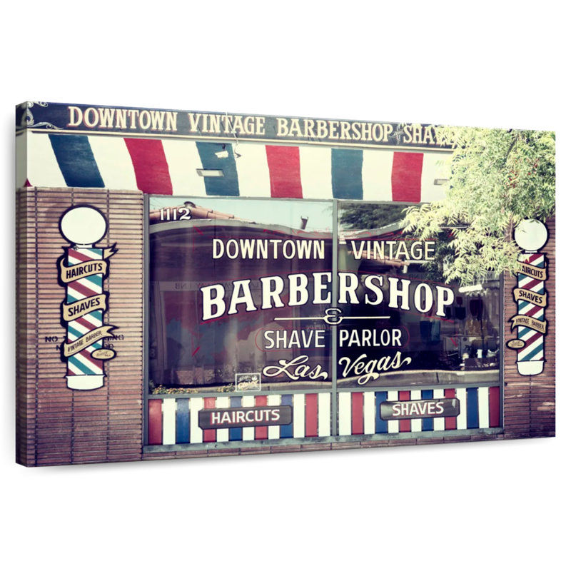 Salon de coiffure Lilie American West Vegas, H 24 po x l 36 po