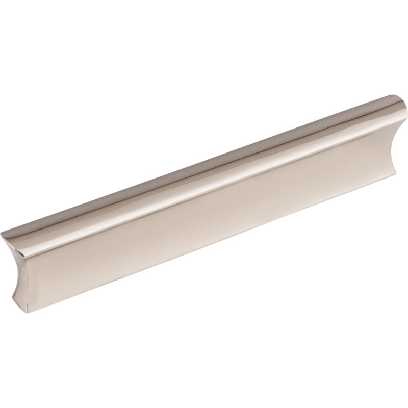 Glacier 3" Center to Center Finger pull, 5" Center to Center, Polished Nickel