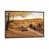 Cadre en bois rustique foncé