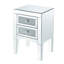 Table d'appoint 2 tiroirs Meshon