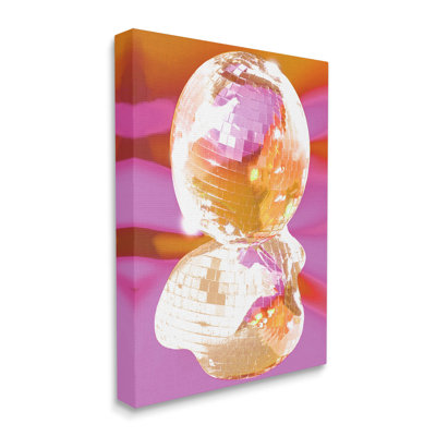 Conception d'art sur toile Groovy Disco Abstraction par Lil 'Rue