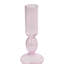 Bougeoir de table en verre Anij