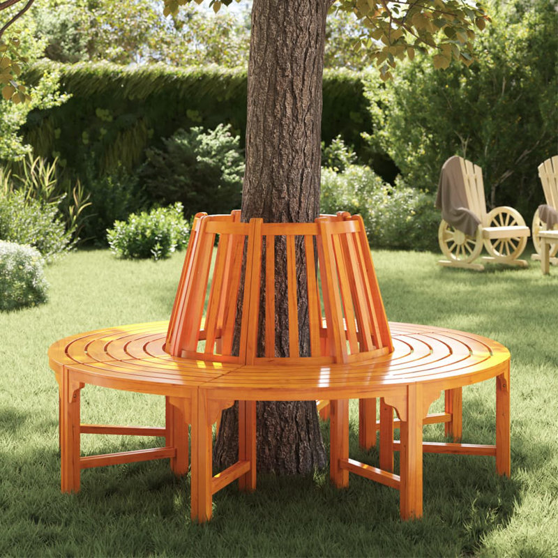 Manufactured Wood Wood Outdoor Bench, 70cm W x 70cm D