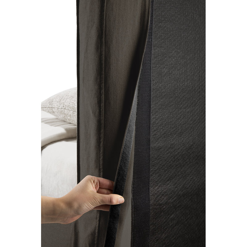 Revive Linen Bed, King, Gray