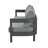 4-Piece Outdoor Conversation Set with Thick Cushioned Seating and Coffee Table-463040463