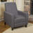Smoke Fabric Push Back Chair For Elegant Home Décor-1754474514
