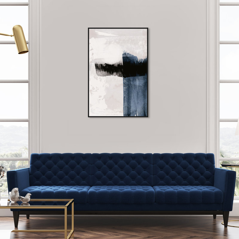 Bliss - reproduction d'art sur toile, Toile avec cadre noir, H 36 po x l 24 po x 1,5 po