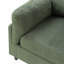 Causeuse en velours côtelé de style nuage avec charme Mid-Century et fabrication robuste pour une détente spacieuse-129687262