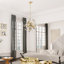 Lustre sphérique spoutnik 6 lumières Nichalaus-213205648-213205653