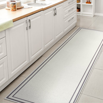Tapis blanc / gris Mariques Classic