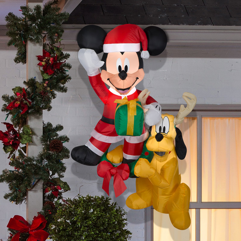 Airblown-Hanging Mickey And Pluto-Disney Inflatable