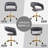 Woven Home Office Chair, Velvet Upholstered Desk Chair With Open Back, Height Adjustable Task Chair, Office Armchair With Wheels, Vanity Chair, Computer Chair For Office, Studio-117530248
