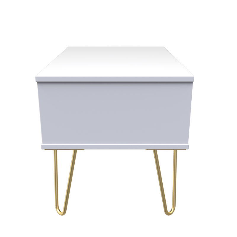 Beranda 1 Drawer Midi Chest (Ready Assembled), White Matt
