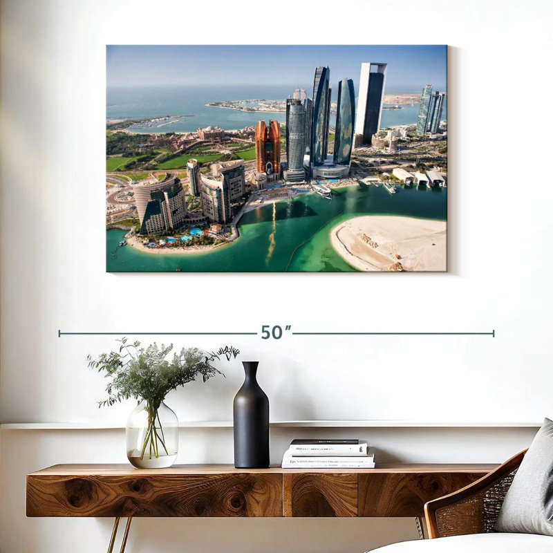 Abu Dhabi Structures, 26" H x 39" W