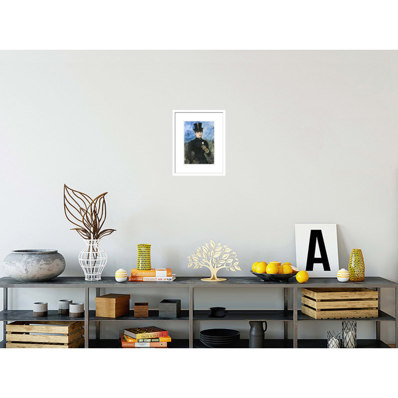 Équitation giclée encadrée par Horse Man, H 16,75 po x l 13,44 po